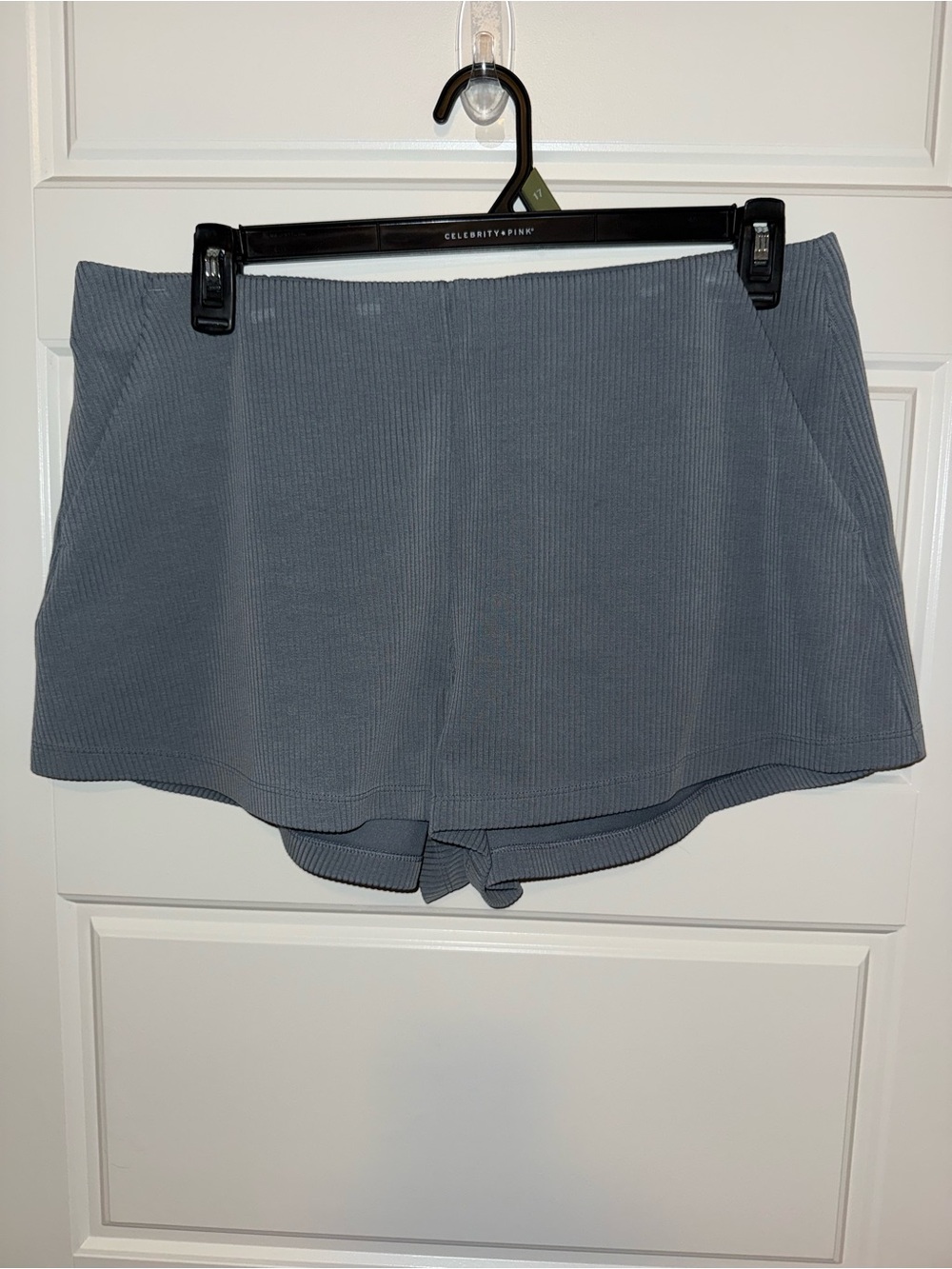 lululemon athletica Ribbed Slate Blue Womens Skort Shorts
